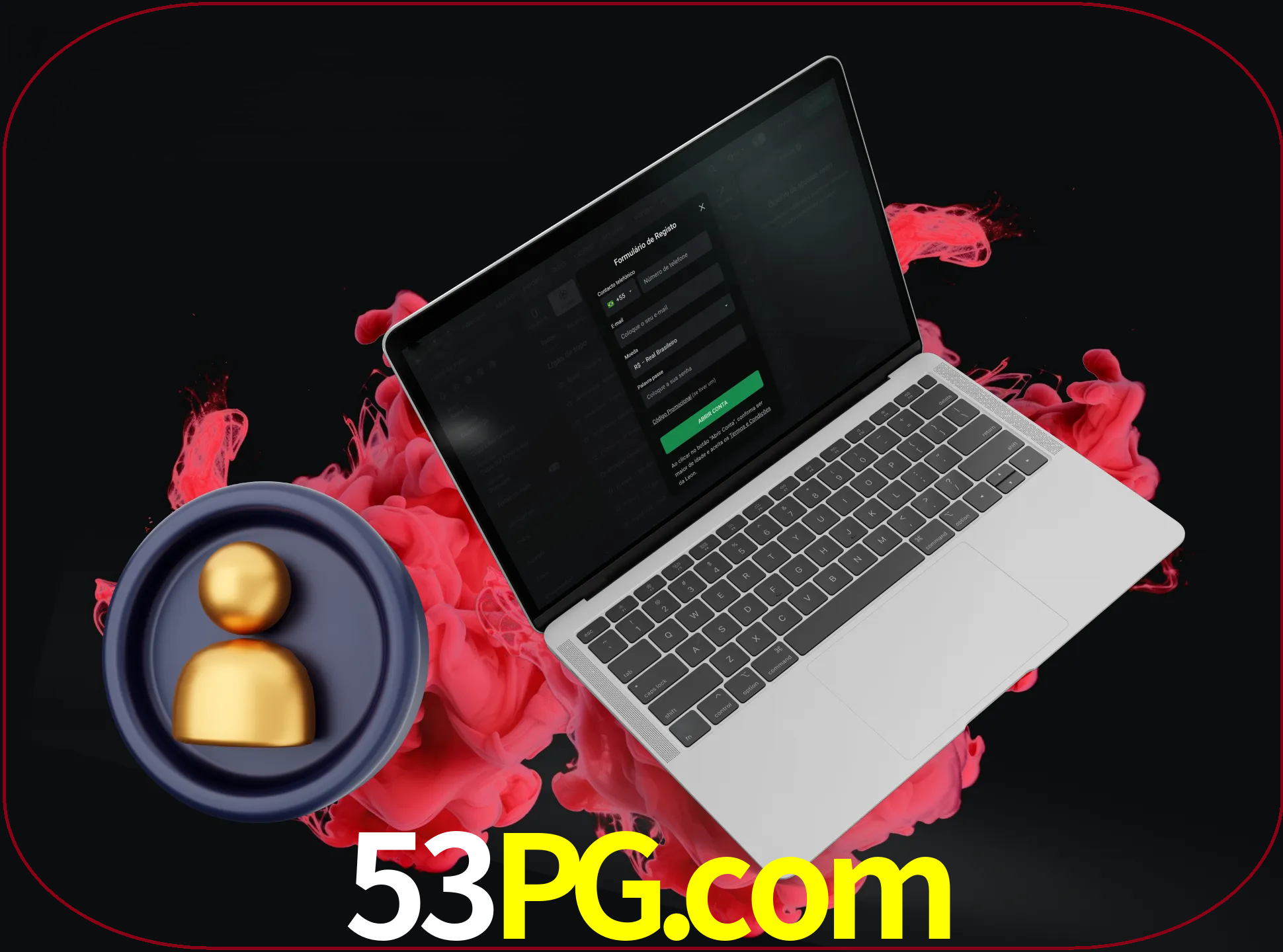 No cabeçalho do site 53pg, clique no botão que o levará a um formulário especial onde terá de introduzir as suas informações actuais.