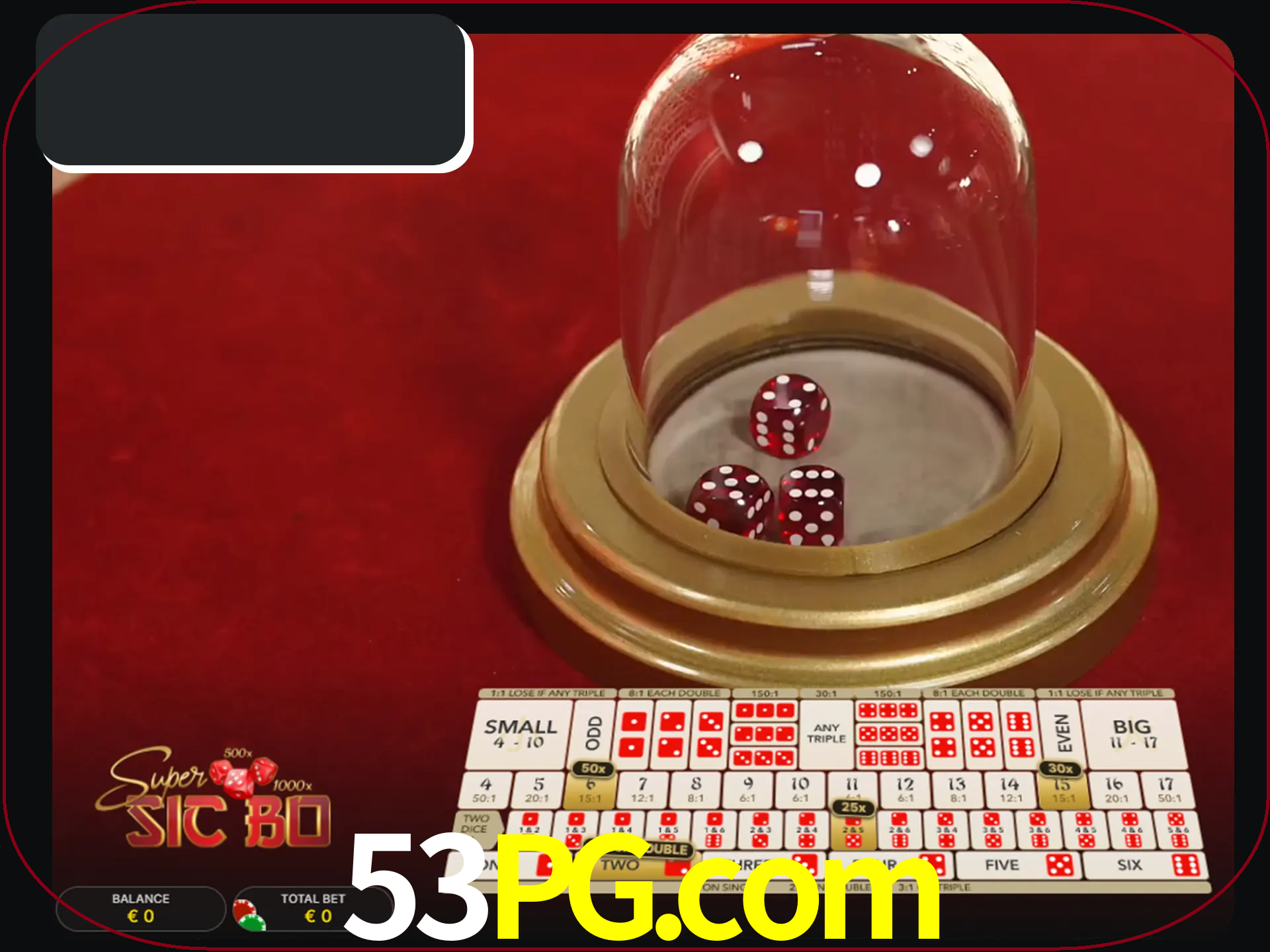 Deixe os dados ao seu lado nos jogos da Sic Bo.